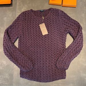 NWT! GUCCI Purple Knitted Sweater For Men, Small $930